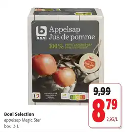 Colruyt Boni Selection Appelsap Magic Star Box aanbieding