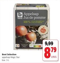 Colruyt Boni Selection Appelsap Magic Star Box aanbieding