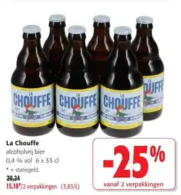 Colruyt La Chouffe alcoholvrij bier 0,4 % vol aanbieding