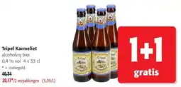 Colruyt Tripel Karmeliet alcoholvrij bier 0,4 % aanbieding