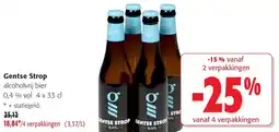 Colruyt Gentse Strop alcoholvrij bier 0,4 % vol aanbieding