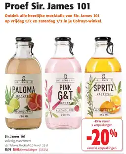 Colruyt Sir. James 101 aanbieding