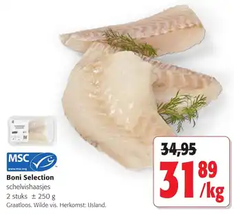 Colruyt Boni Selection Schelvishaasjes aanbieding