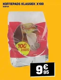 Electro Depot KOFFIEPADS KLASSIEK X100 aanbieding
