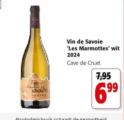 Colruyt Vin de Savoie ‘Les Marmottes’ wit 2024 aanbieding