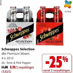 Colruyt Schweppes Selection aanbieding