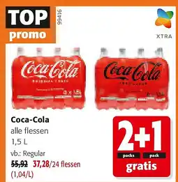 Colruyt Coca-Cola alle flessen 1,5 L aanbieding