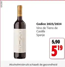 Colruyt Codice 2023/2024 aanbieding