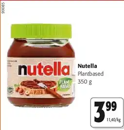 Colruyt Nutella Plantbased 350 aanbieding