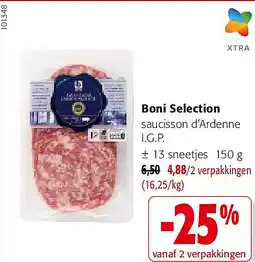Colruyt Boni Selection saucisson d’Ardenne aanbieding