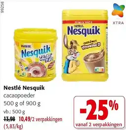 Colruyt Nestlé Nesquik aanbieding