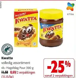 Colruyt Kwatta volledig assortiment aanbieding