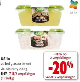 Colruyt Délio volledig assortiment aanbieding