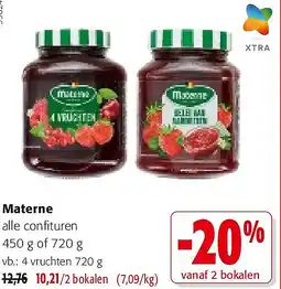 Colruyt Materne alle confituren 450 g aanbieding