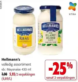 Colruyt Hellmann’s Mayonaise 430 ml aanbieding