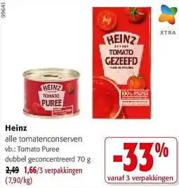 Colruyt Heinz alle tomatenconserven aanbieding