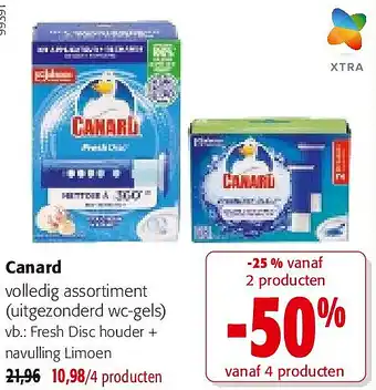 Colruyt Canard volledig assortiment aanbieding