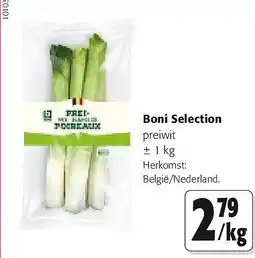 Colruyt Boni Selection preiw aanbieding