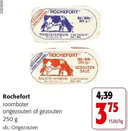 Colruyt Rochefort roomboter ongezouten of gezouten 250 g aanbieding