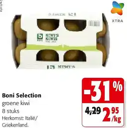 Colruyt Boni Selection groene kiwi 8 stuk aanbieding