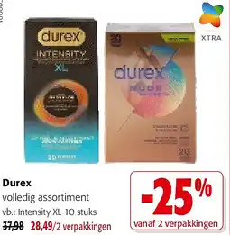 Colruyt Durex volledig assortiment aanbieding