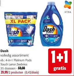 Colruyt Dash volledig assortiment aanbieding
