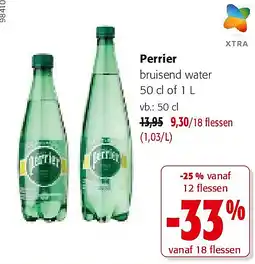 Colruyt Perrier bruisend water 50 cl aanbieding