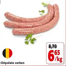 Colruyt Chipolata varken 100879 aanbieding