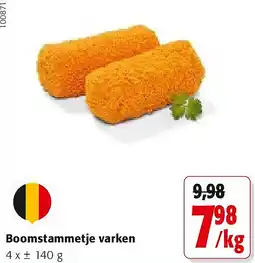 Colruyt Boomstammetje varken aanbieding