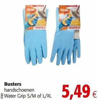 Colruyt Busters handschoenen water grip aanbieding