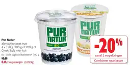 Colruyt Pur Natur aanbieding