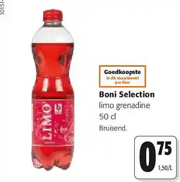 Colruyt Boni Selection limo grenadine 50 cl aanbieding