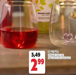 Colruyt Glas hart Inhoud: 320 ml aanbieding