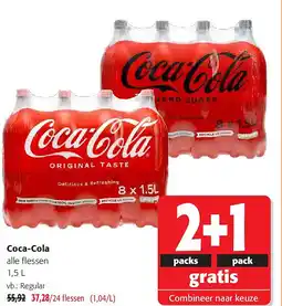 Colruyt Coca-Cola alle flessen 1,5 L aanbieding