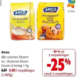 Colruyt Anco alle soorten bloem aanbieding