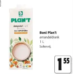 Colruyt Boni Plan’t amandeldrank 1 L aanbieding