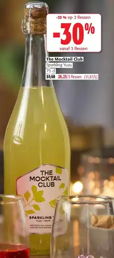 Colruyt The Mocktail Club Sparkling Yuzu 75 cl aanbieding