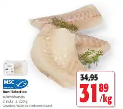 Colruyt Boni Selection schelvishaasjes aanbieding
