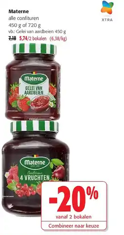Colruyt Materne alle confituren 450 g aanbieding