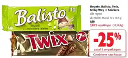 Colruyt Balisto Muesli 10 x 18,5 g aanbieding