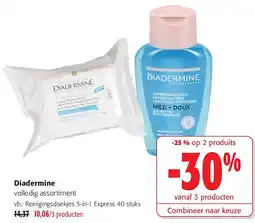 Colruyt Diadermine volledig assortiment aanbieding
