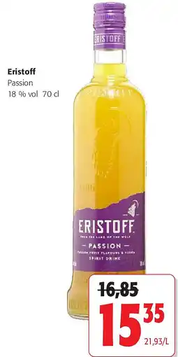Colruyt Eristoff Passion 18 % vol 70 cl aanbieding