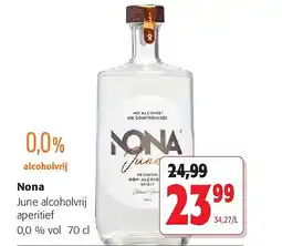 Colruyt Nona June alcoholvrij aperitief aanbieding