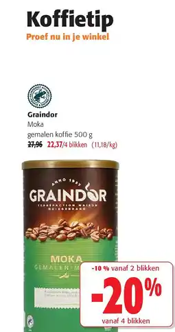 Colruyt Graindor Moka aanbieding