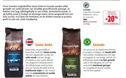 Colruyt Graindor Santa Anita of Cerrado koffiebonen 500 g aanbieding