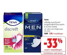 Colruyt Tena volledig assortiment aanbieding