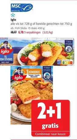 Colruyt Iglo aanbieding