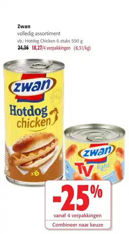 Colruyt Zwan aanbieding