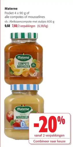 Colruyt Materne aanbieding