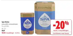 Colruyt Spa Reine Natuurlijk Mineraalwater aanbieding